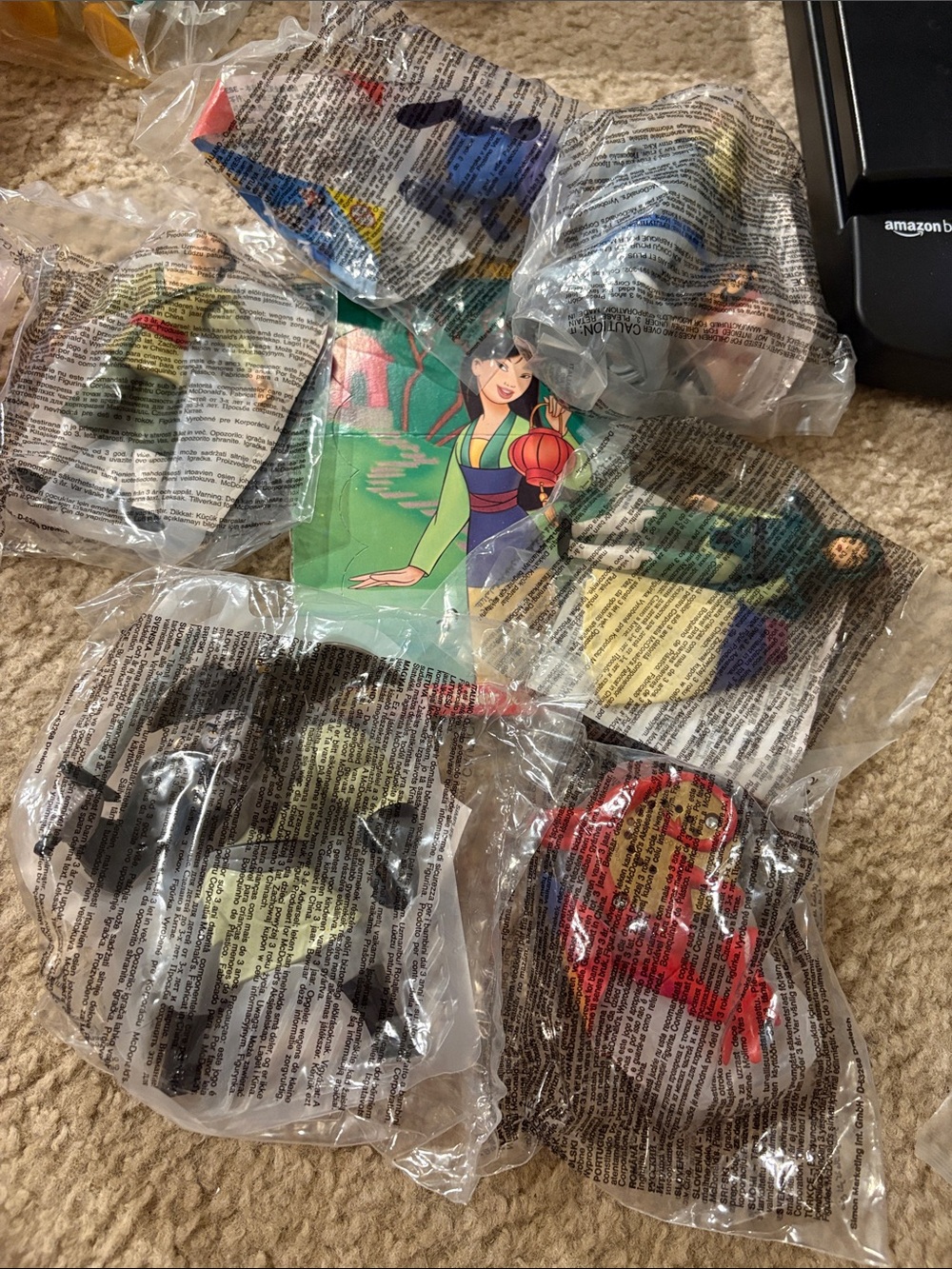 McDonald’s Mulan vintage meal toy lot